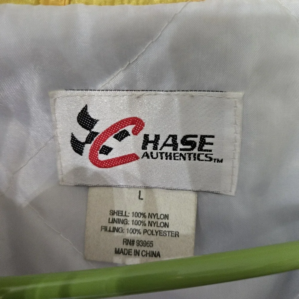 Vintage 80s Windbreaker NASCAR Zip Jacket Chase‎ Authentics Large Multicolor